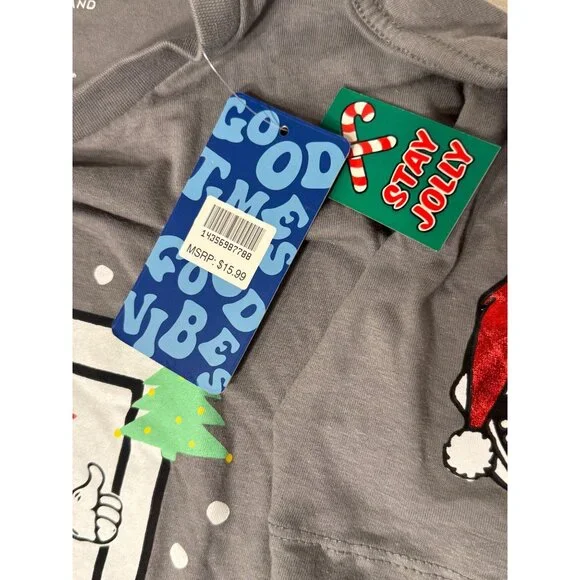 Eighty Eight Brand 14 16 NASA Christmas Astronaut Santa T-Shirt Tee Holiday NWT - Picture 12 of 14